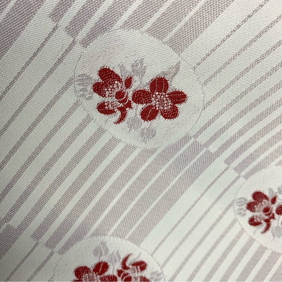 70s Wide Floral Tie-Colossio Di Roma - Picture 4 of 6